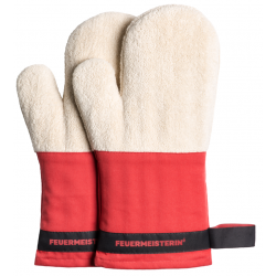 FEUERMEISTER červené kuchyňské rukavice BBQ Premium (pár)