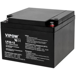 Baterie olověná 12V 28Ah VIPOW