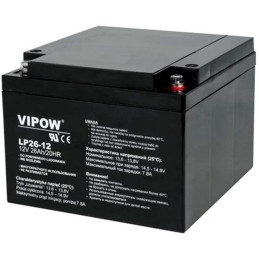 Baterie olověná 12V 26Ah VIPOW
