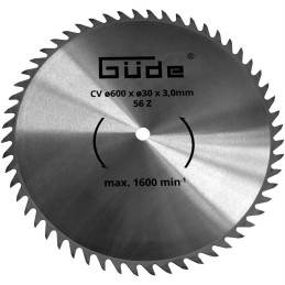 Pilový kotouč na dřevo CV 600x30x3,0 - 56Z