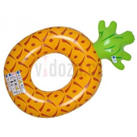 Nafukovací kruh - Ananas 165 x 100 cm