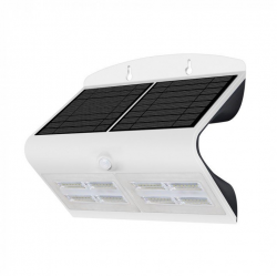 Nástěnná solární LED lampa V-TAC 6,8W 800lm - teplá bílá